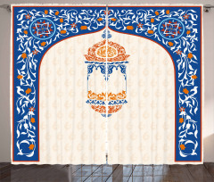 Art Style Oriental Curtain