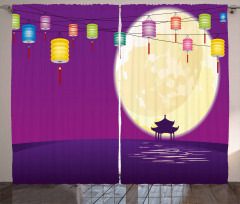 Chinese Pavillion Moon Curtain