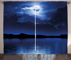 Fantasy Moon Calm Water Curtain