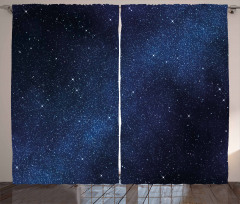 Space and Stars Curtain