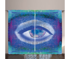 Mystical Sign Mandala Curtain