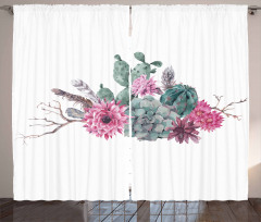 Hipster Elements Curtain