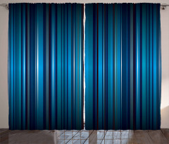 Vibrant Blue Curtain