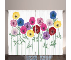 Blooming Summer Curtain