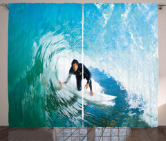 Wave Surfer Sport Curtain
