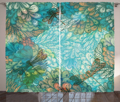 Fantasy Flowers Mix Curtain