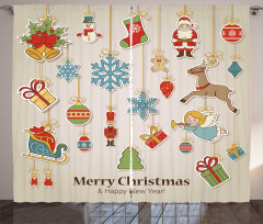 Xmas Holiday Curtain