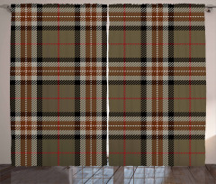 Scottish Geometric Curtain