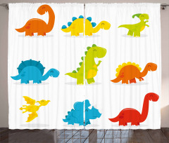 Funny Cartoon Set Curtain