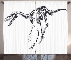 Skeleton Dead Predator Curtain