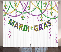 Fleur De Lis Beads Curtain