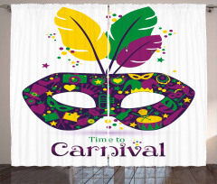 Time to Carnival Curtain