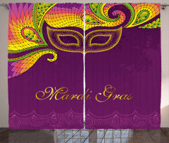 Colorful Lace Style Curtain