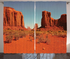 Hot Day Monument Valley Curtain