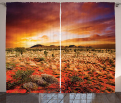 Sunset Central Australia Curtain