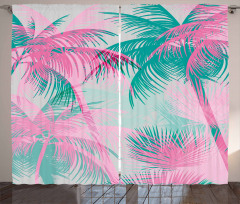 Beach Party Vintage Curtain