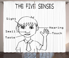 5 Senses on Boy Curtain