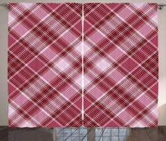 Diagonal Line Rhombus Curtain