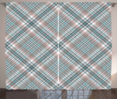 Traditional Plaid Curtain