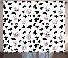 Animal Hide Design Curtain