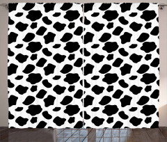 Cow Skin with Spots Curtain