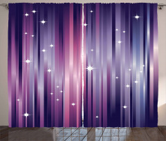 Colorful Beams Lines Curtain