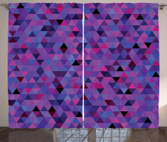 Small Triangles Mosaic Curtain