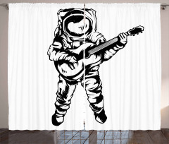Jamming Space Man Curtain