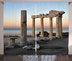 Greece Pillars Curtain