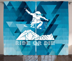 Ride or Die Sketch Curtain