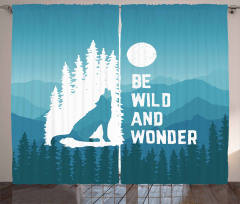 Be Wild and Wonder Curtain