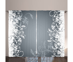 Floral Design Nature Curtain