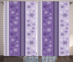 Christmas Snowflake Noel Curtain