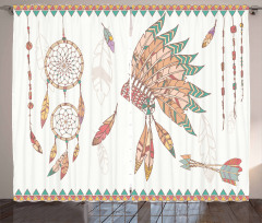 Tribal Chief Headdress Curtain