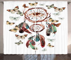 Dreamcatcher Art Curtain