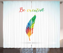 Rainbow Quill Creative Curtain