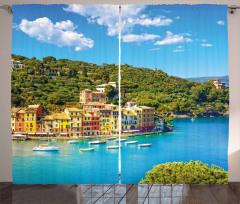 Portofino Panoramic View Curtain