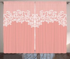 Floral Wedding Theme Curtain