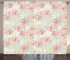 Orchid in Soft Colors Curtain