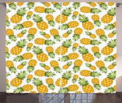 Ripe Pineapple Curtain