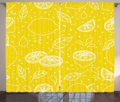 Juicy Lemons Curtain