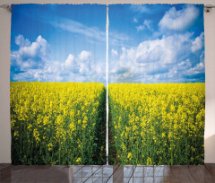 Floral Pathway Curtain