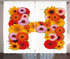 Summer Vibes Letter Curtain