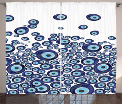 Blue Beads Luck Curtain