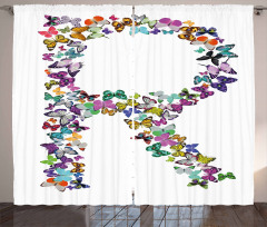 Butterfly Composition Curtain