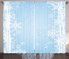 Christmas Snowflake Soft Curtain