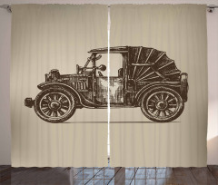 Vintage Car Convertible Curtain