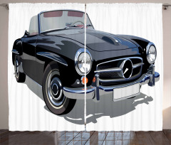 Classical Retro Vehicle Curtain