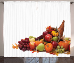 Fall Season Arrangement Curtain