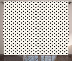 Large Polka Dots Curtain